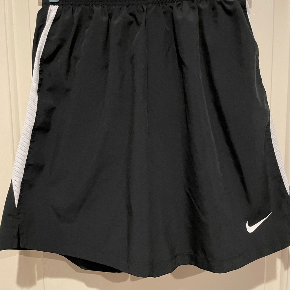 Nike Men's Performance Running Shorts, Size Medium. Black/White